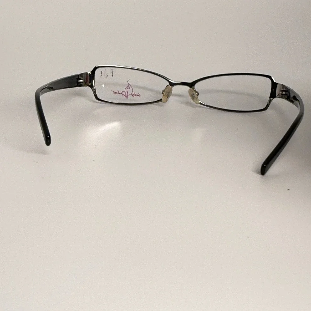 Baby Phat Eyeglasses MOD.121 DGUN‎ 52-16-135 Gunmetal Black Rectangle Frames